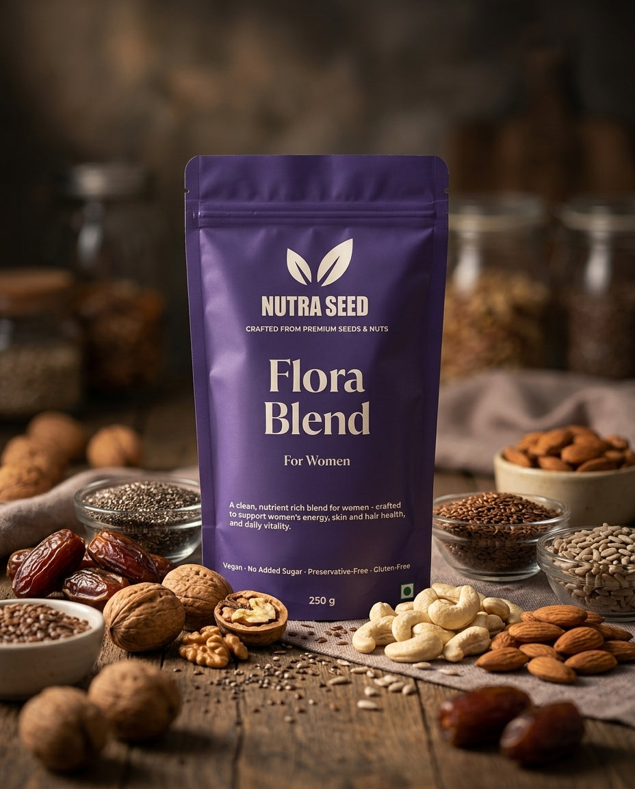 Flora Blend for Women: The Natural Nut, Seed & Date Powder Blend for Everyday Wellness