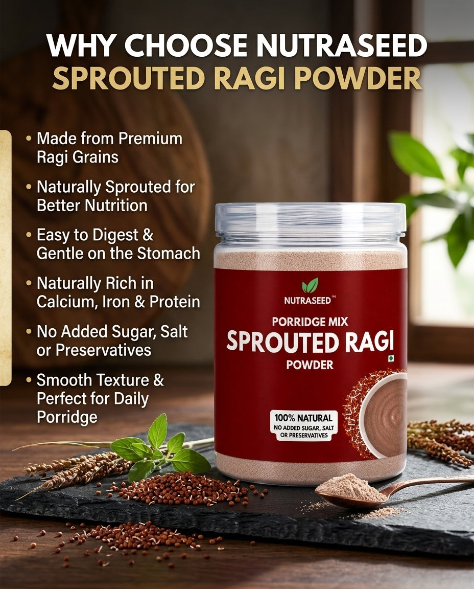 Sprouted Ragi Powder for Babies & Kids: Benefits, Nutrition & Easy Recipes