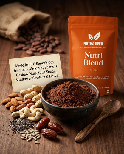 NutraSeed Nutri Blend For Kids | Made from Premium Nuts, Seeds and Dates Powder | 100% Natural