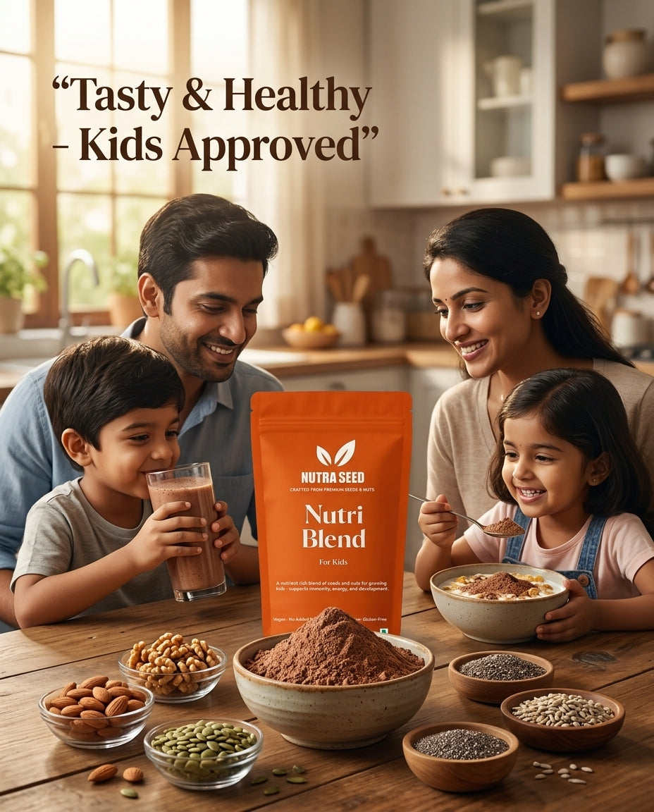 NutraSeed Nutri Blend For Kids | Made from Premium Nuts, Seeds and Dates Powder | 100% Natural
